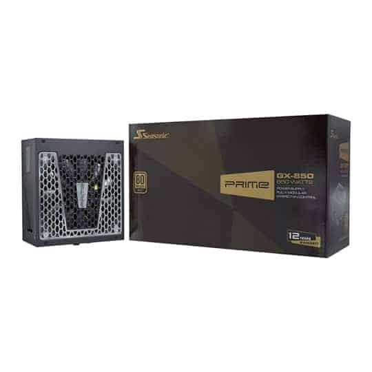 Seasonic PRIME GX 850 Watt Full Modular 80+ Gold Quiet Open Box PSU/Power Supply